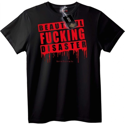 NOONEBRAND Тениска Красив Разрушителен - 2XL, Black