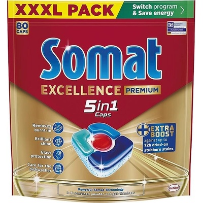 Somat Excellence 5v1 kapsle do myčky 80 ks