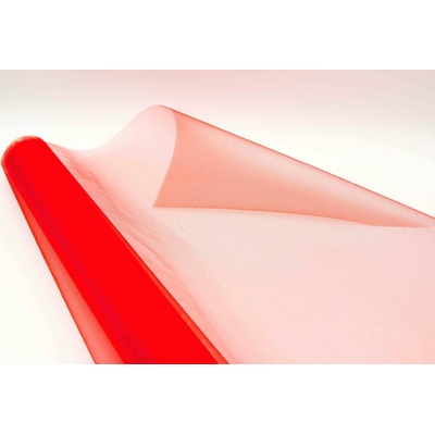 Organza - červená - šírka 36 cm