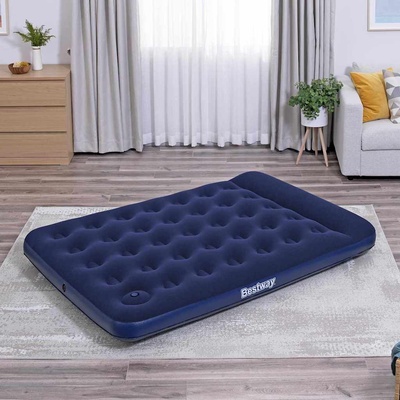 Bestway Надуваемо легло Синьо 191 x 137 x 28 cm ПВЦ (42007936)