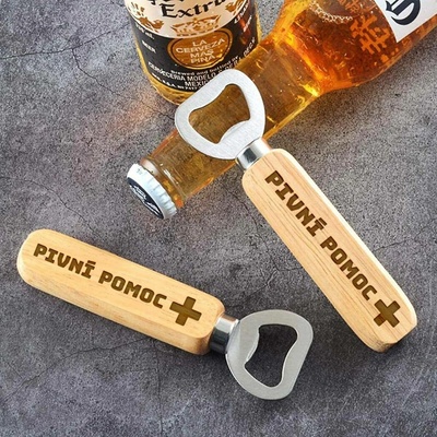 Dřevia Dřevěný otvírák na pivo - Pivní pomoc