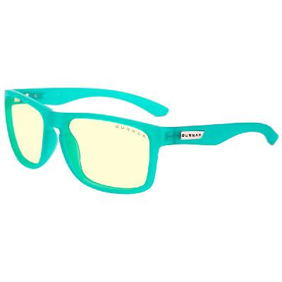 GUNNAR.cz GUNNAR kancelářske/herní brýle INTERCEPT POP EMERALD GREEN * jantarová skla * BLF 65 * GUNNAR focus