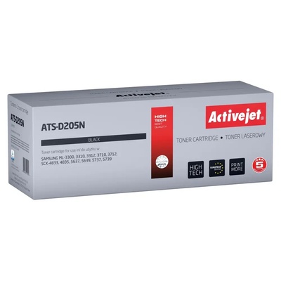 Compatible Тонер Activejet ATS-D205N (Заместител за Samsung MLT-D205S, Supreme, 2000 страници, черен) (ATS-D205N)