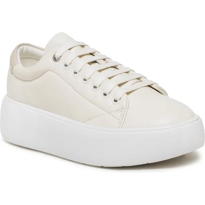 Calvin Klein Сникърси Calvin Klein Bubble Cupsole Lace Up HW0HW01356 Marshmallow/Feather Gray 0K6 (Bubble Cupsole Lace Up HW0HW01356)