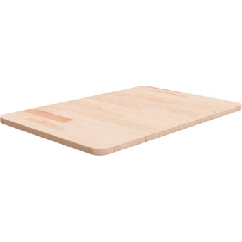 vidaXL Плот за баня 60x40x1, 5 см необработено масивно дърво (342926)