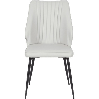 Carmen Трапезен стол laredo y еко кожа - светлосив 29 (3532141)