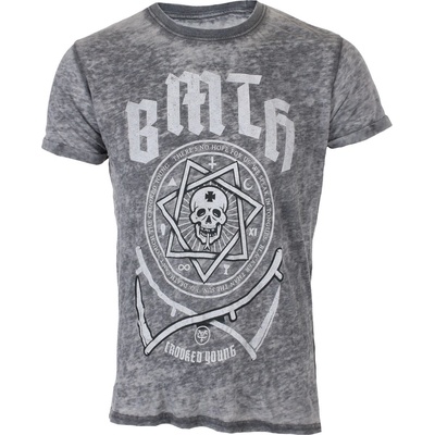ROCK OFF мъжка тениска Bring Me The Horizon - Crooked Young - Charcoal - ROCK OFF - BMTHBO01MC