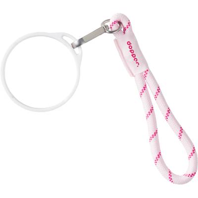 Dopper Wrist Cord White Mug Ring - Cherry Pink