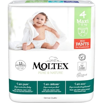 Moltex Pure & Nature natahovací Maxi 7-12 kg 22 ks