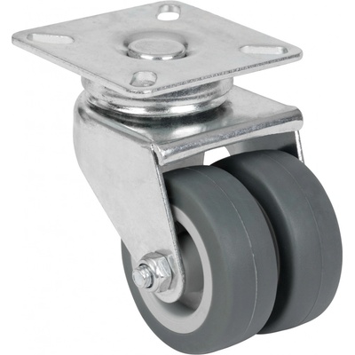 Walteco Přístrojové dvojité kolečko otočné, průměr 50 mm nosnost 70 kg 9210795
