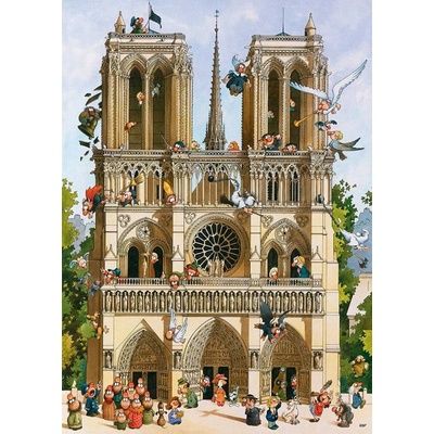 HEYE Cartoon Classics Ať žije Notre Dame 1000 dielov