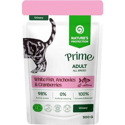 Nature's Protection Prime Cat Urinary White Fish Anchovies 300 g