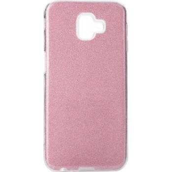 Image 1 of Forcell Блестящ Силиконов Калъф за Samsung J6 Plus 2018, Forcell Shining Case, Розов (5901737933638)
