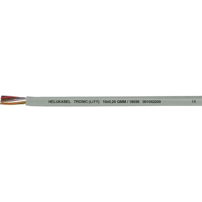 Helu 18089-500 dátový kábel LiYY 6 x 0.5 mm² sivá 500 m