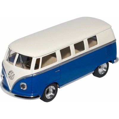 Kinsmart Volkswagen Classical Bus 1962 modrá 1:32