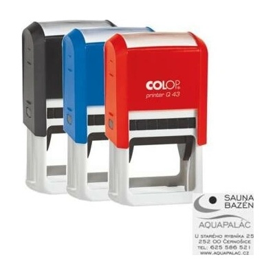 Colop Printer Q43 43x43mm odtlačok modrý
