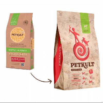 Petkult dog Medium Adult lamb/rice 12 kg