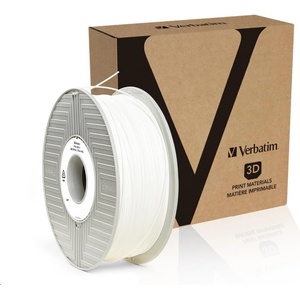 Verbatim 55027 3D нишка, ABS, 1, 75mm, 1000g, 404m, Бял (White) (55027)