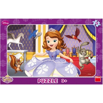 Dino Walt Disney Sofia první v rámečku 15 dielov