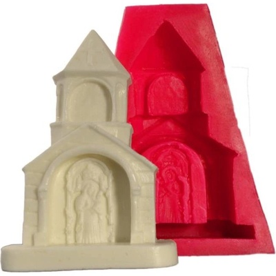 Cesil Silikonová forma Kostel 8x10,6cm