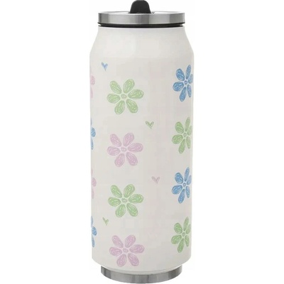 Puszka termohrnek 400 ml květiny