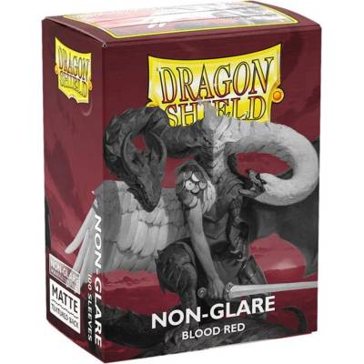 Dragon Shield Arcane Tinmen Matte Non-Glare Sleeves - Blood Red - obaly 100 ks