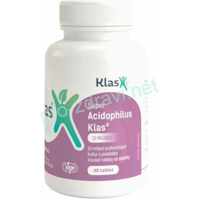 Klas Super Acidophilus plus 10 miliard 40 tablet