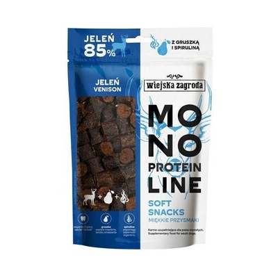 WIEJSKA ZAGRODA Monoproteinové mäkké maškrty pre psov Jeleň 115 g