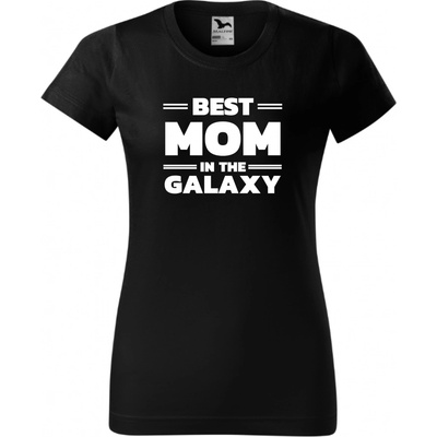 Dámské tričko BEST MOM IN THE GALAXY Bílá