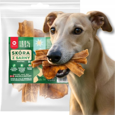 Maced Pochúťka pre psa 100% Príroda srnčia koža 50 g