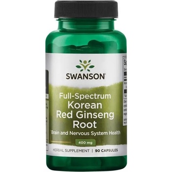 Swanson Full Spectrum Korean Red Ginseng Root, 400 mg, 90 капсули, Swanson (SW1136)