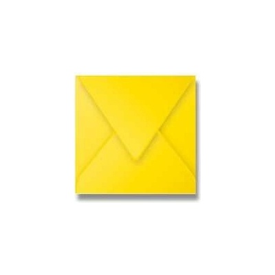 Obálka Clairefontaine, 165 x 165 mm, žlutá, 20 ks