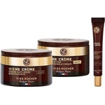 Yves Rocher Riche Creme - Дневен, Нощен и Околоочен крем, 2 х 50 + 14 ml