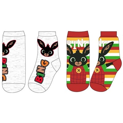 EPlus Комплект от 2 чифта детски чорапи Bing многоцветен Обувки: 31/34