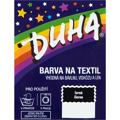 Ideal Duha barva na textil černá 15 g – Zboží Dáma