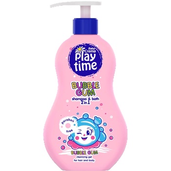 Image 1 of Baby Crema Измиващ гел 2 в 1 Play Time - Дъвка, 400 ml (18711)