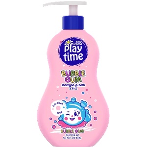 Baby Crema Измиващ гел 2 в 1 Play Time - Дъвка, 400 ml (18711)