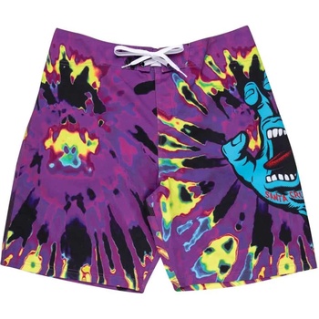 SANTA CRUZ Бански гащета Santa cruz Screaming hand swimming shorts - Purple (Purple / Yellow / Black Tie Dye)
