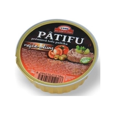 Patifu Prémiová tofu paštéta paradajky a olivy 100 g