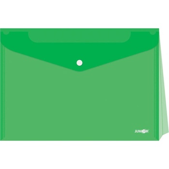 Папка джоб с копче Junior А4 с разш Опушено зеле (1303548-38-31106G-US-230H)