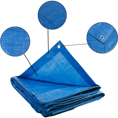Bradas Krycia plachta modrá 4x8m 17481