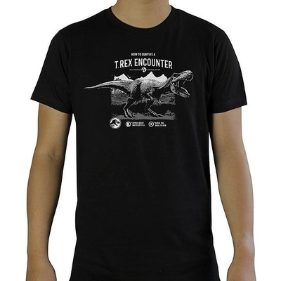 ABYstyle tričko Jurský svět T-Rex Encounter černé