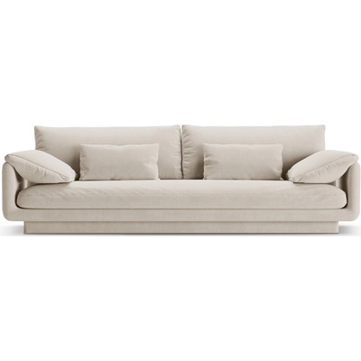 Micadoni Бял кадифен диван 250 cm Torino - Micadoni (MIC_4S_184_F1_TORINO1)