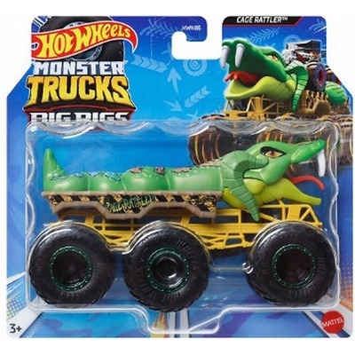 Mattel Hot Wheels Monster Trucks Big Rigs 6-KOŁOWA Cage Rattler HWN92