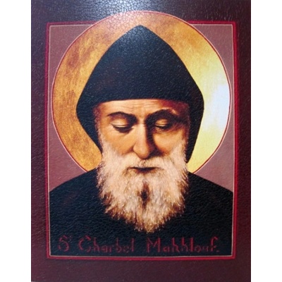 Obraz na dreve: svätý Charbel (40 x 30)