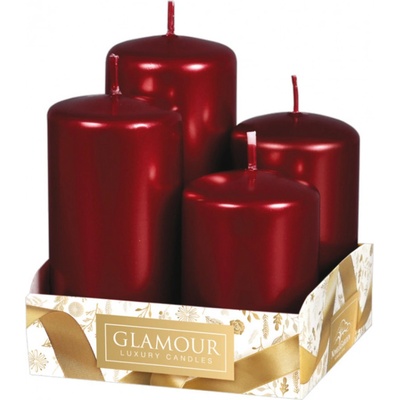 Ceramicus adventní STUPŇOVITÉ 4x6/7/8/9cm 4ks