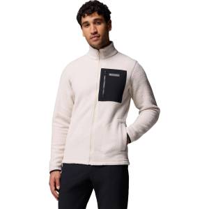 Columbia Поларено горнище с цип Columbia Jasper Ridge Pebbled Full Zip Fleece - Fossil