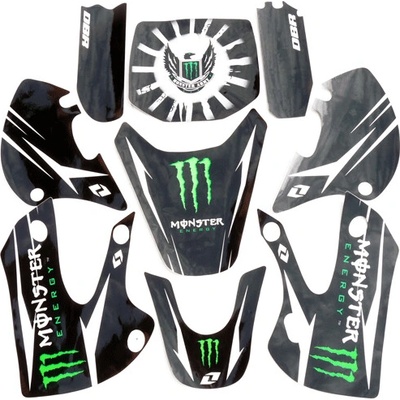 Stomp pitbike polepy na plasty KZ Monster