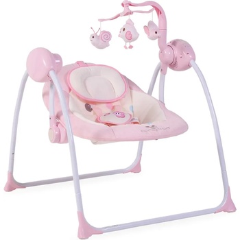 Cangaroo Бебешка електрическа люлка Cangaroo - Baby Swing +, розова (104125)