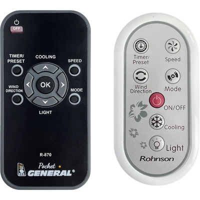 General Rohnson r-870 - Вентилатор за таван дистанционно управление дубликат (r-870)